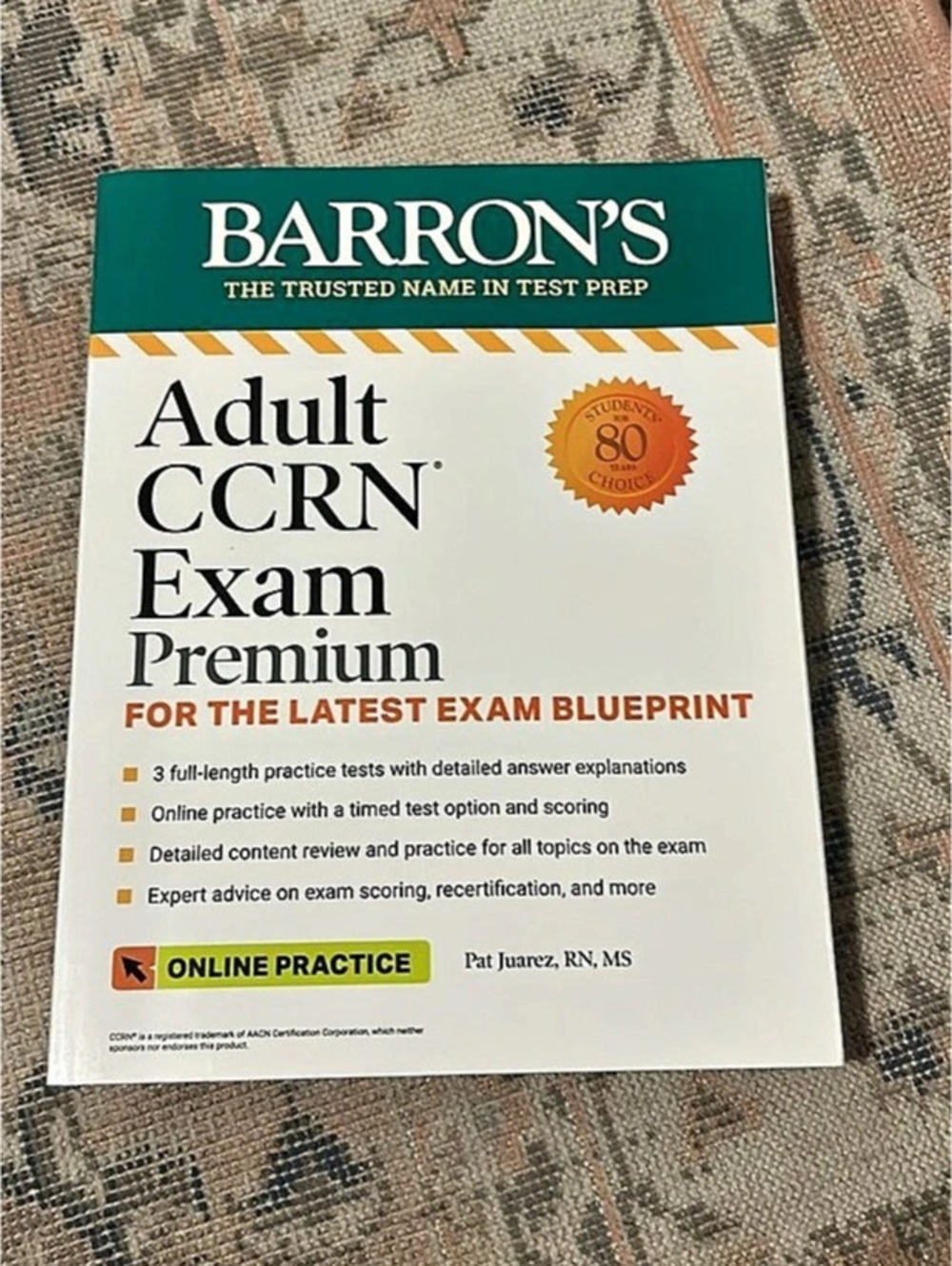 Barron's Adult CCRN Exam Premium / Adult CCRN Exam Flashcards Study Prep Set